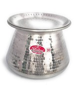 Pure Aluminum hammered Biryani Handi Jointless Degra Harees Pot With Lid... - £54.26 GBP