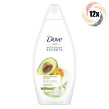 12x Bottles Dove Nourishing Secrets Invigorating Ritual Avocado Body Was... - £44.39 GBP