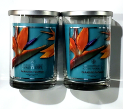 2 Pack Chesapeake Bay Candle Home Scents Paradise Flower 19 Oz - £40.86 GBP