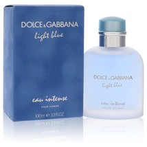 Light Blue Eau Intense Cologne By Dolce &amp; Gabbana Eau De Parfum Spray 3.3 oz - £56.18 GBP