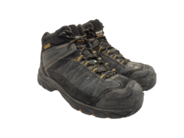 DAKOTA Men&#39;s Mid-Cut Quad Comfort Steel Toe Work Boots Black Size 9.5W/L - €30,79 EUR