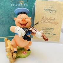 Walt Disney Wdcc Three Little Pigs Fiddler Pig Hey Diddle Diddle Figurine New - £29.21 GBP