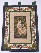 Bunny Rabbits In Kale Garden Vegetable Tapestry Art Wall Hanging 26x34&quot; - £36.49 GBP