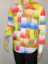 Men's AVM Rhine Stone Digital Print Shirt Cotton Turkey Slim Fit 19419-01 Multi image 12