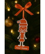 Christmas Holiday Tree Ornament Family Man Woman Children Dog Customize ... - $15.36 CAD+