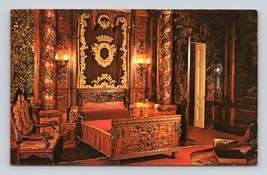 Bedroom in Vanderbilt Mansion Hudson River New York NY UNP Chrome Postcard J17 - £3.23 GBP