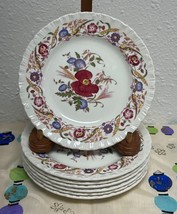 Set of 7 Wedgwood CORNFLOWER Bread &amp; Butter Plates Made in England b - £39.30 GBP