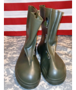 MILITARY OD GREEN RUBBER WATERPROOF OVERBOOTS GALOSHES BOOTS US SIZE 9 - 10 - $434.14 MXN