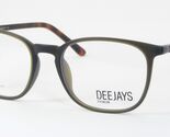 DEEJAYS 60934 577 Matt Dark Olive Green /Tortoise RARE EYEGLASSES 50-17-... - $97.02