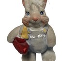 Dreamsicles Figurine Bunny Rabbit W Sailboat Signed Kristin 90s 3 inch Boat - $9.70