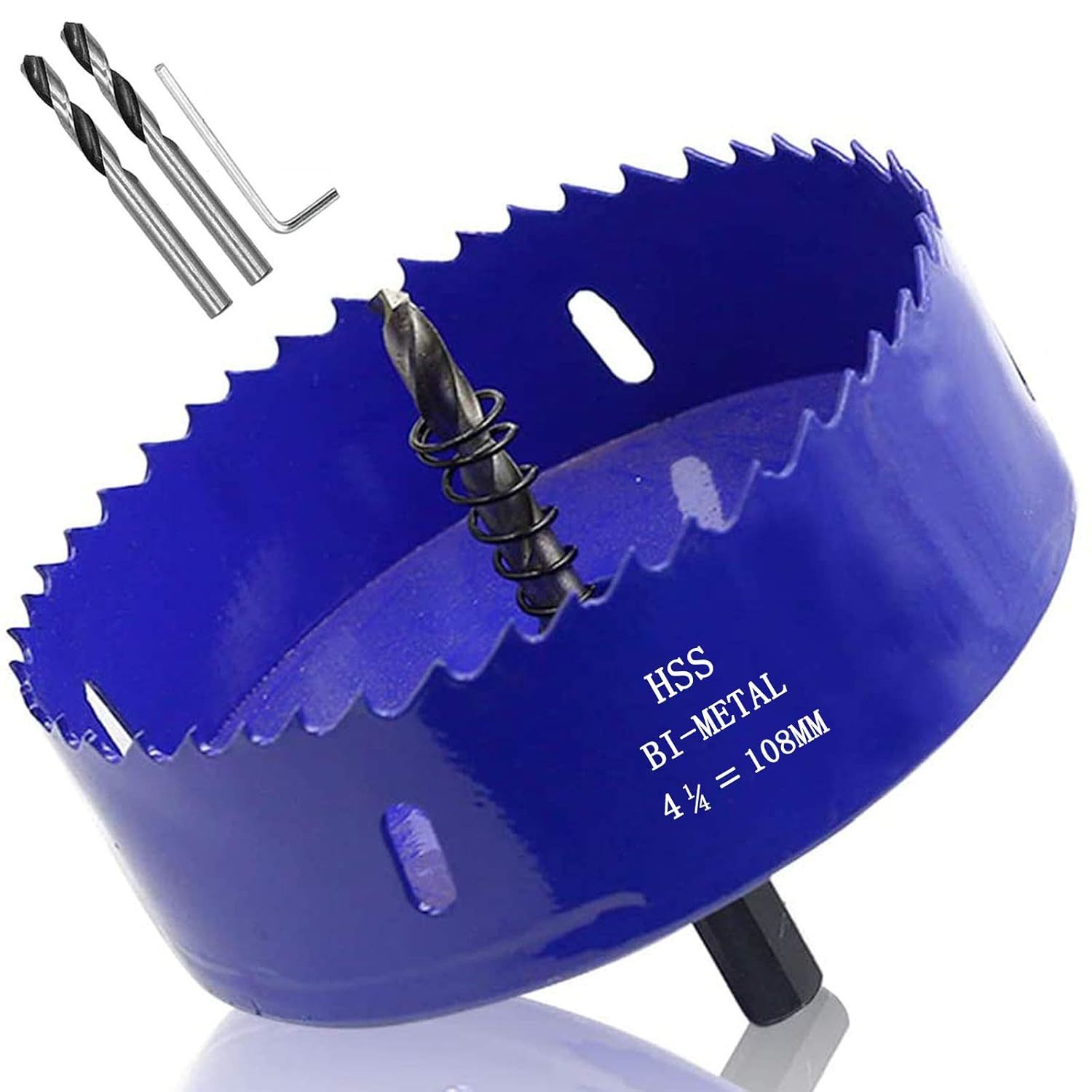 Luomorgo 4.25 Inch 108Mm Hole Saw, 1 1/4 Inch Cutting Depth Hss Bi-Metal... - $33.51