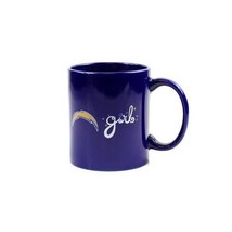 NFL Los Angeles Chargers Football Official 11oz Girl Style Blue Coffee Cup Mug - £14.74 GBP