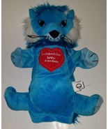 Blue Lion 11&quot; Plush Hand Puppet Toy Lookabout Loves Freedom Friendly Uni... - £13.30 GBP