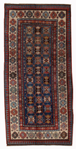 Handmade antique Caucasian Talish rug 4.3&#39; x 8.9&#39; ( 131cm x 271cm ) 1880... - $8,970.00