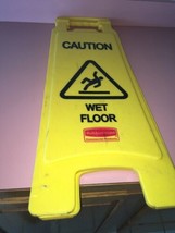 Rubbermaid Commercial Caution Wet Floor Safety Sign, Yellow, 1 Each (Quantity) - £30.05 GBP