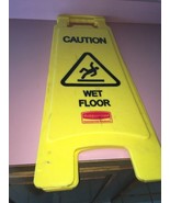 Rubbermaid Commercial Caution Wet Floor Safety Sign, Yellow, 1 Each (Qua... - $39.34