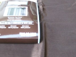 Allen Roth Drape Curtain Chocolate Brown Edistone Sheer Grommet Top Pane... - $29.68