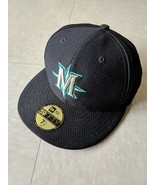 Seattle Mariners MLB New Era 59Fifty Authentic Collection Hat Cap Size 7 - $9.49