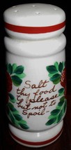 Bauer Hand Painted Salt Range Shaker Strawberry Motif Made In California - £15.81 GBP