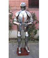 NauticalMart Full Suit of Armor with Closed Helmet Wearable Body Armor R... - $1,085.32 CAD