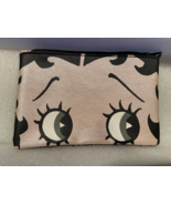 7.25&quot; Betty Boop x Ipsy Zippered Makeup Bag w/Black Sequins Pre-Owned d2 - $13.66 CAD