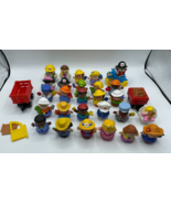 Vintage Lot of 27 Fisher Price Little People Chunky Figures Mixed Disney... - £14.94 GBP