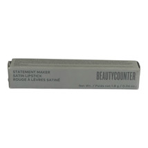 Beautycounter Energized Statement Maker Satin Lipstick Full Size New - $28.40 CAD