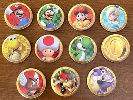 Super Mario Bros. Set Of 11 Collector Buttons - £7.53 GBP