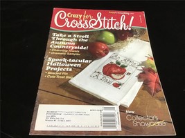 Crazy For Cross Stitch! Magazine September 2004 Dramatic Sampler, Beaded Pin - $12.00