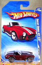 2010 Hot Wheels #165 Hot Auction 7/10 SHELBY COBRA 427 S/C Dark Maroon w/10 Sp - £8.20 GBP