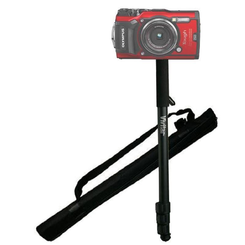 62" Vivitar Monopod With Case for Olympus TG-5 and other Waterproof Cameras - £27.26 GBP