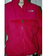 The North Face Pink Softshell Fleece Jacket Size L/G 14-16 Full Zip - $41.15 CAD