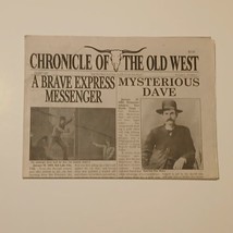 Chronicle of the Old West January 2008 A Brave Express Messenger - $7.69