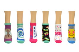 SOCK HOUSE CO. Ladies 90&#39;s Remix 6 Pair Pack Lowcut Socks - £12.08 GBP