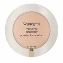 Neutrogena Mineral Sheers Powder Foundation, Soft Beige 50, 0.34 oz.. - £20.56 GBP
