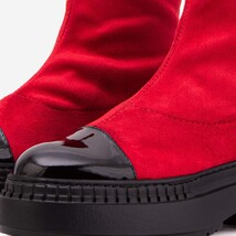 The Sorella Red Tip Suede Leather Women’s Boot image 4
