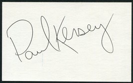 PAUL KERSEY SIGNED 3X5 INDEX CARD HULK YOUNG DAVID BANNER MIKE HAMMER LO... - $17.63