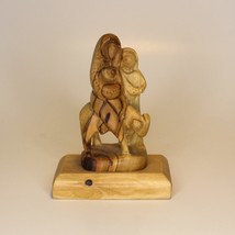 Olive Wood Sculpture of the Holy Family Fleeing From the Holy Land to Eg... - £63.16 GBP