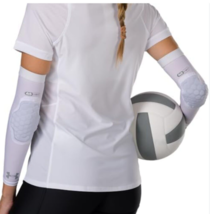 Under Armour Padded Elbow Sleeve Adult Medium White  - $29.02