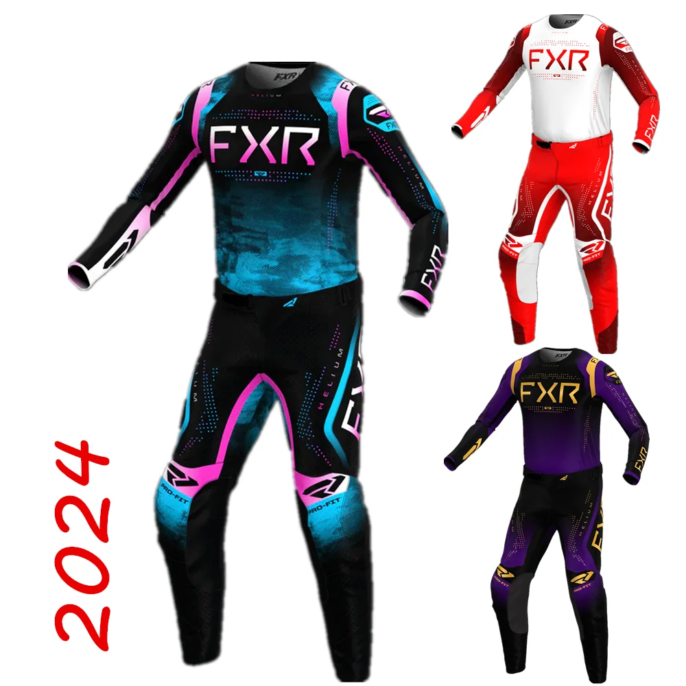 2024 Helium FXR MX Gear Set Motocross Clothing Off Road Moto Jersey Set ATV - £64.72 GBP+