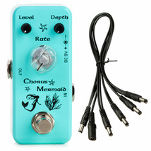 Movall MP-309 Chorus Mermaid Mini Pedal + 5 Way PDC Power Quality Cable - £30.31 GBP