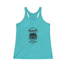 Womens Motivational Quote Tri-Blend Forest Nature Racerback Tank Top - £22.22 GBP+