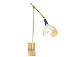 Brass Wall Lamp , Handcrafted Wall Lamp Light Kitchen Bedside Bathroom Reading - £124.06 GBP