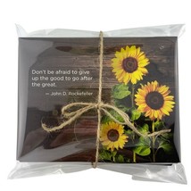 Buffini Blank Note Cards Art Inspiration 24 Cards + Envs Sunflower Rocke... - $36.69 CAD