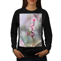 Wellcoda Cherry Tree Blossom Womens Sweatshirt, Japanese Casual Pullover Jumper - £23.10 GBP+