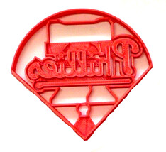 Phillies Word on Bell Field Baseball Cookie Cutter Made in USA PR2578 - $3.99