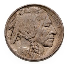 1913 Typ 1 5C Buffalo Nickel IN Bu Zustand, Schöne Ösen Appeal &amp; Luster - £62.82 GBP