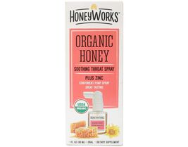 12/26 HoneyWorks Adult Throat Spray for Sore Throat Relief, 1 Oz, Soothi... - $9.89
