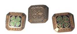Shamrock 4-H Set Of 3 Vintage Lapel Pins - $215.66 MXN