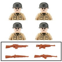 4 PCS WW2 Military US 101st Airborne Division Building Blocks Kids Toys ... - £16.50 GBP